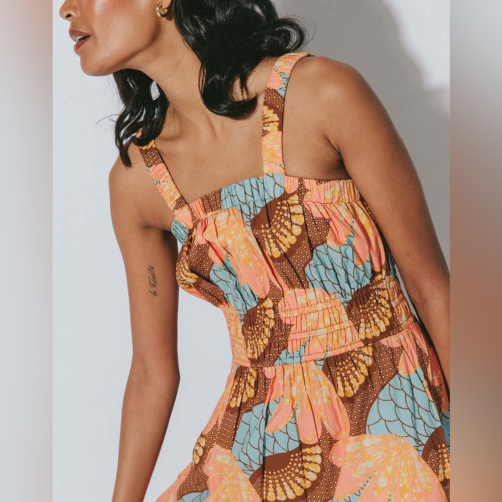 NWT Cleobelle Jolene Ankle Dress / Riviera / Size Small - Picture 4 of 8